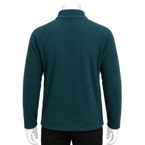 Boldfit Men’s Tailored Fit Half-Zip Fleece Sweatshirt – Aero Black